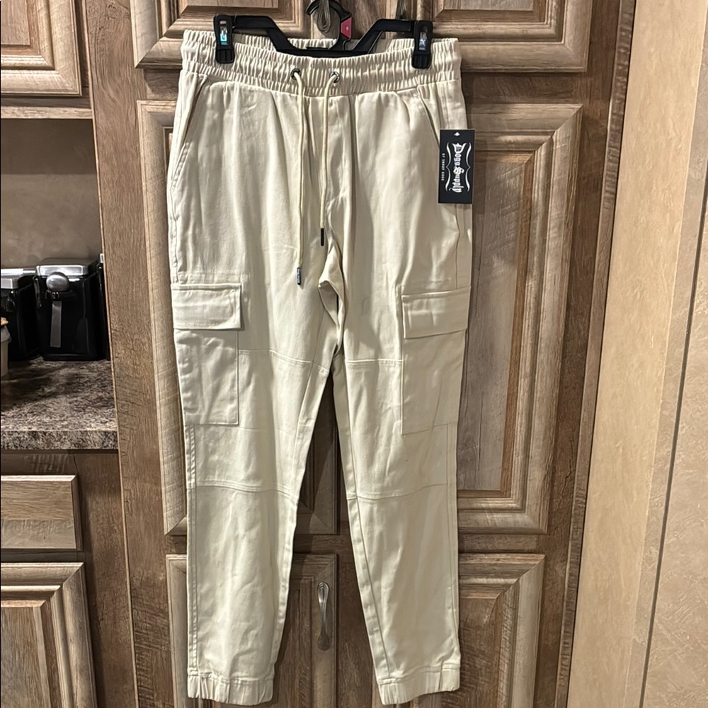 Men's Casual Tan Cargo Pants